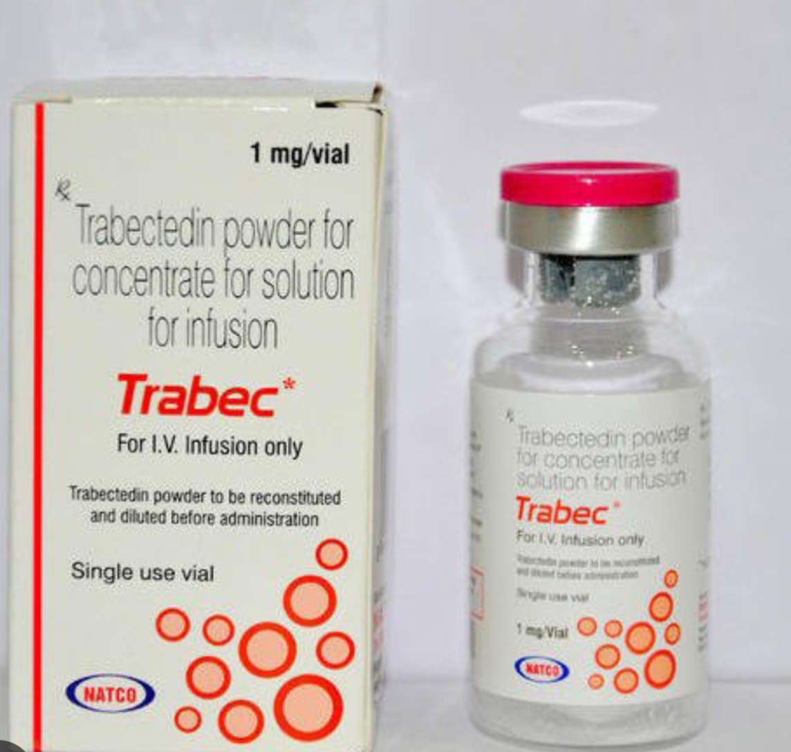 Trabectedin 1mg (Trabec) — oncology medicine distributed by RS Medical Agency, Hassan