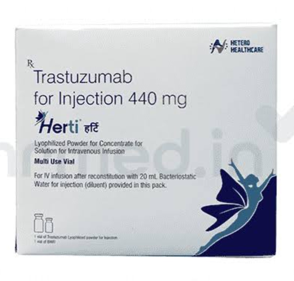 Trastuzumab Injection 440mg (Herti) — oncology medicine distributed by RS Medical Agency, Hassan